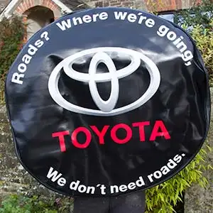 Soft tyre covers made to any size. Printed Soft Trye Cover
