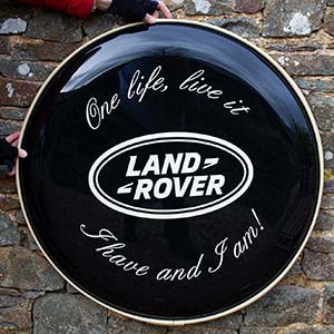 One Life - Live It - Land RoverWheel Cover.
