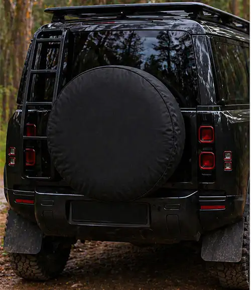 Black Canvas Cover in Heavy Weight Fabric