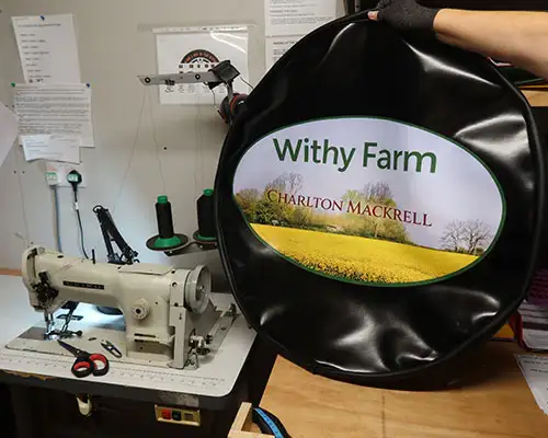 Soft Wheel Cover in Workshop